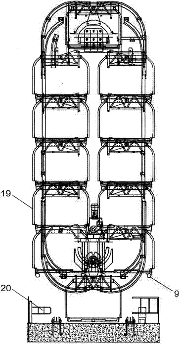 Novel anti-swinging parking space