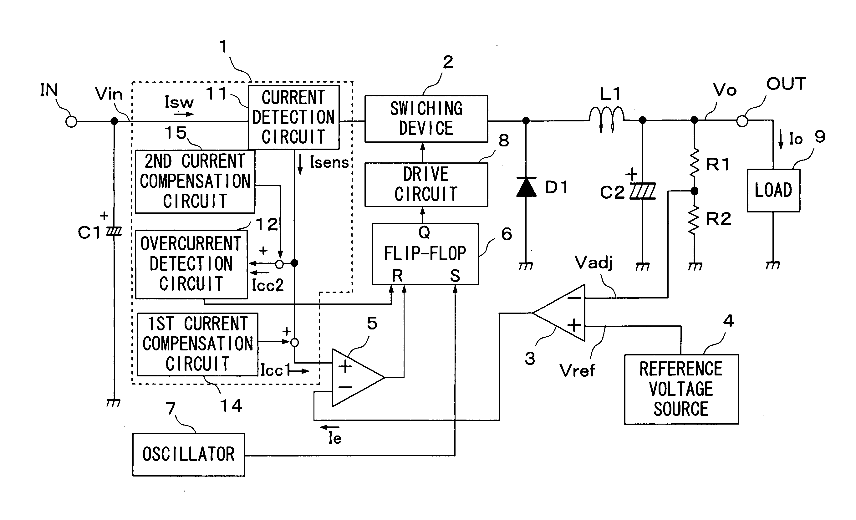 Switching power supply apparatus and electric applianance therewith