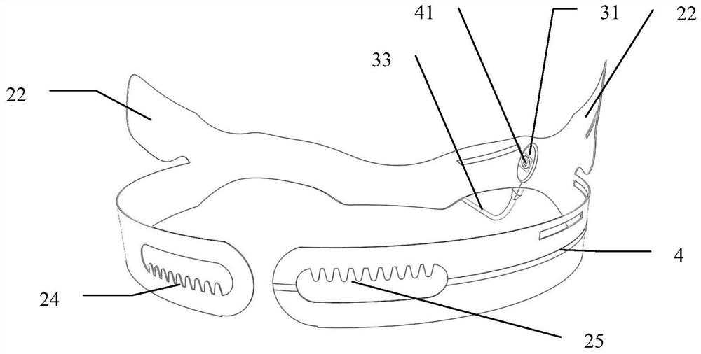 Highly-integrated intelligent safety helmet hoop and safety helmet thereof