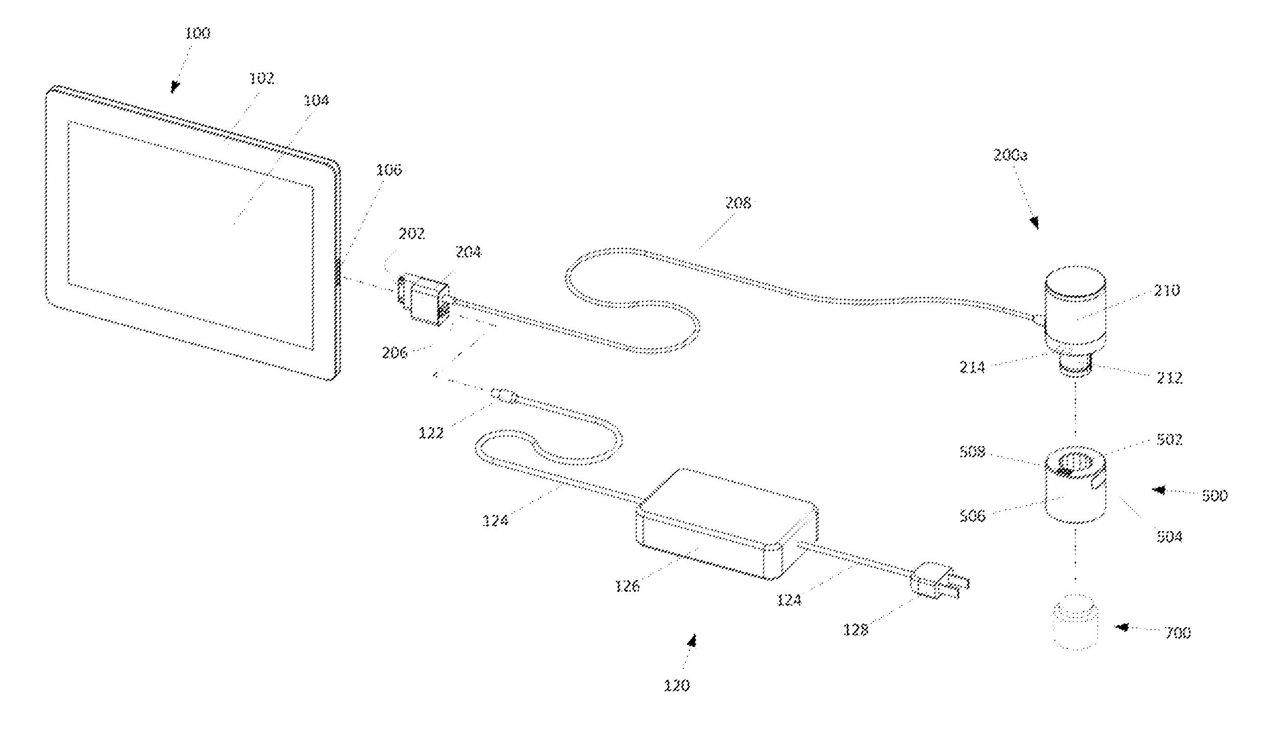 Modular peripheral digital camera system connectable to portable computing devices