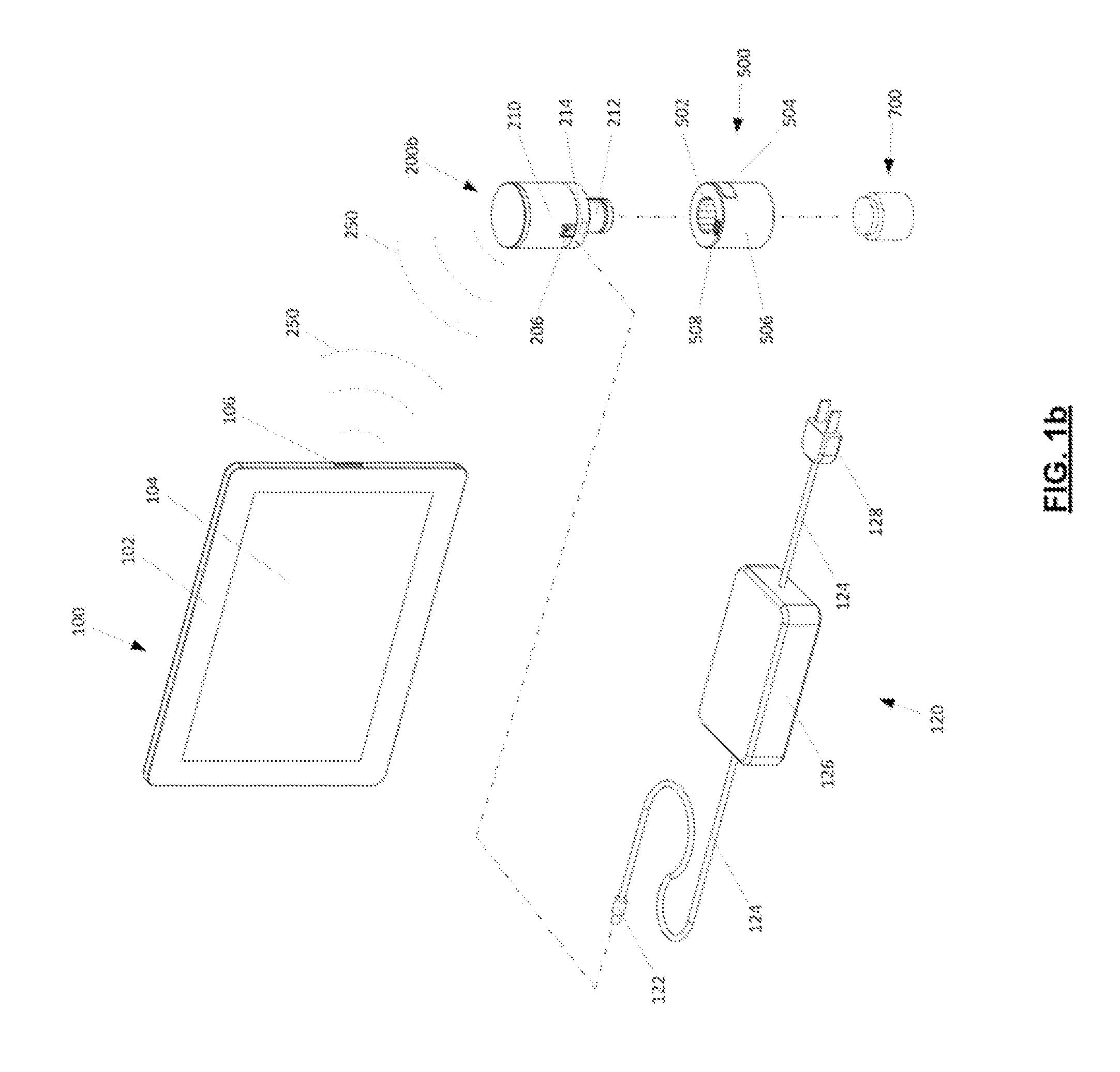 Modular peripheral digital camera system connectable to portable computing devices