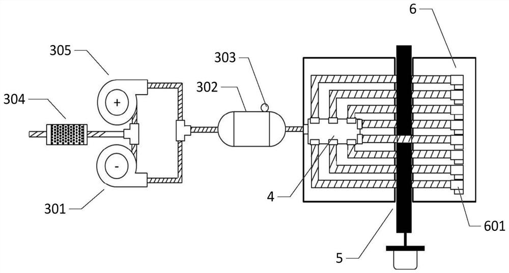 A multi-module emulsion droplet generation control device