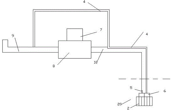 Pumping device provided with sliding bearing and center shaft with electroplating coating