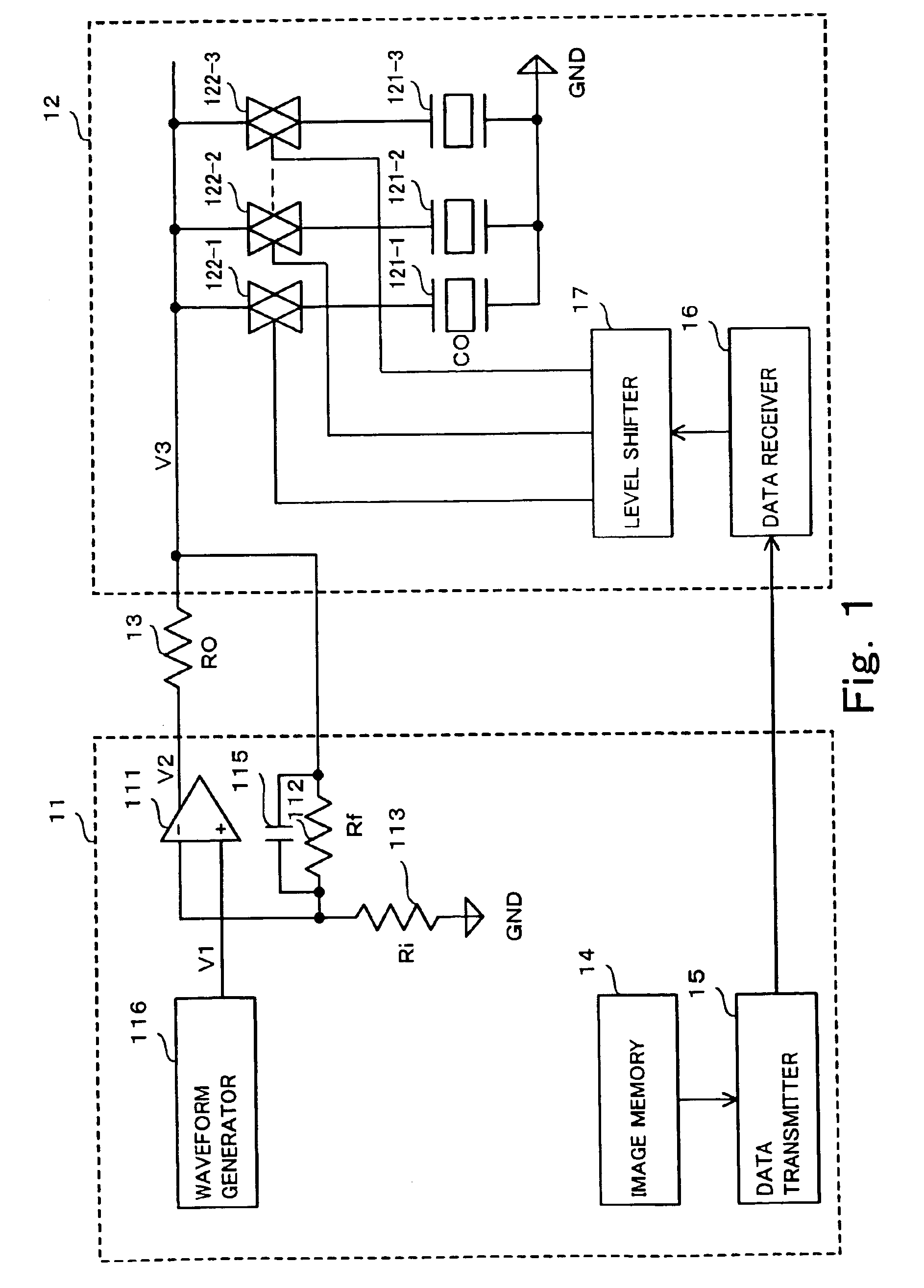 Drive circuit of ink jet head and driving method of ink jet head