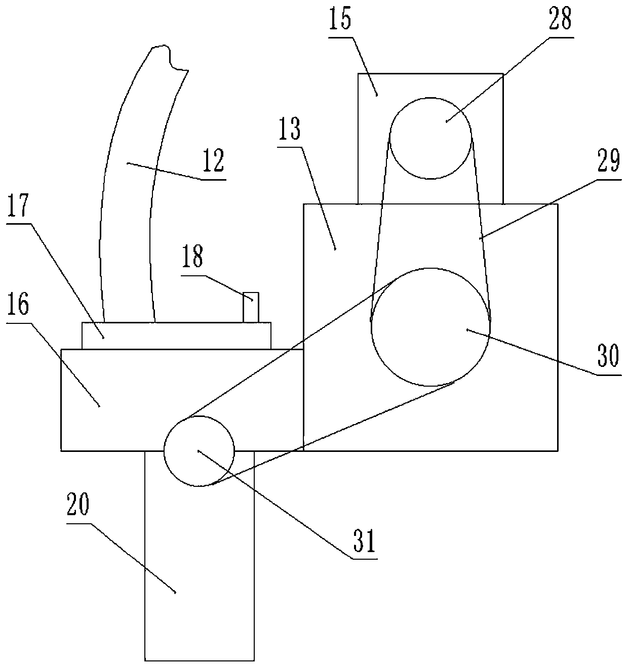 Traffic paving device