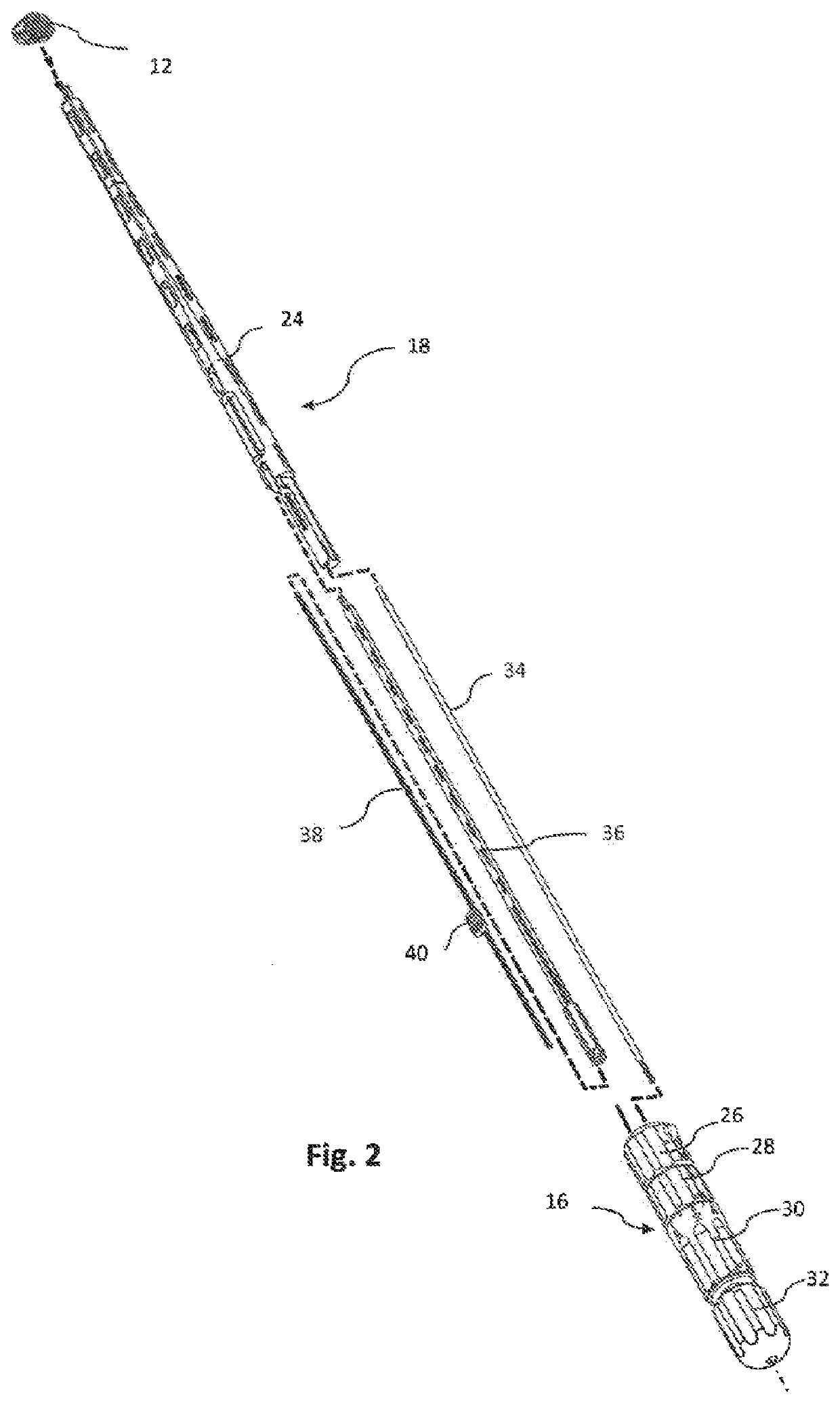 Cage and positioning instrument for a cage positioning system