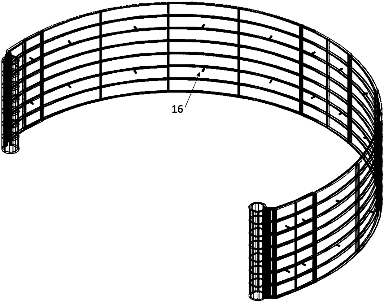 Cold region tunnel insulation system and installation method thereof