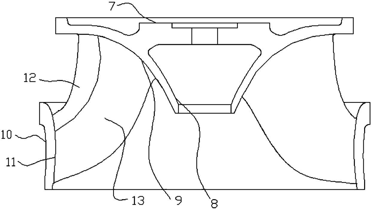 Casting method of runner