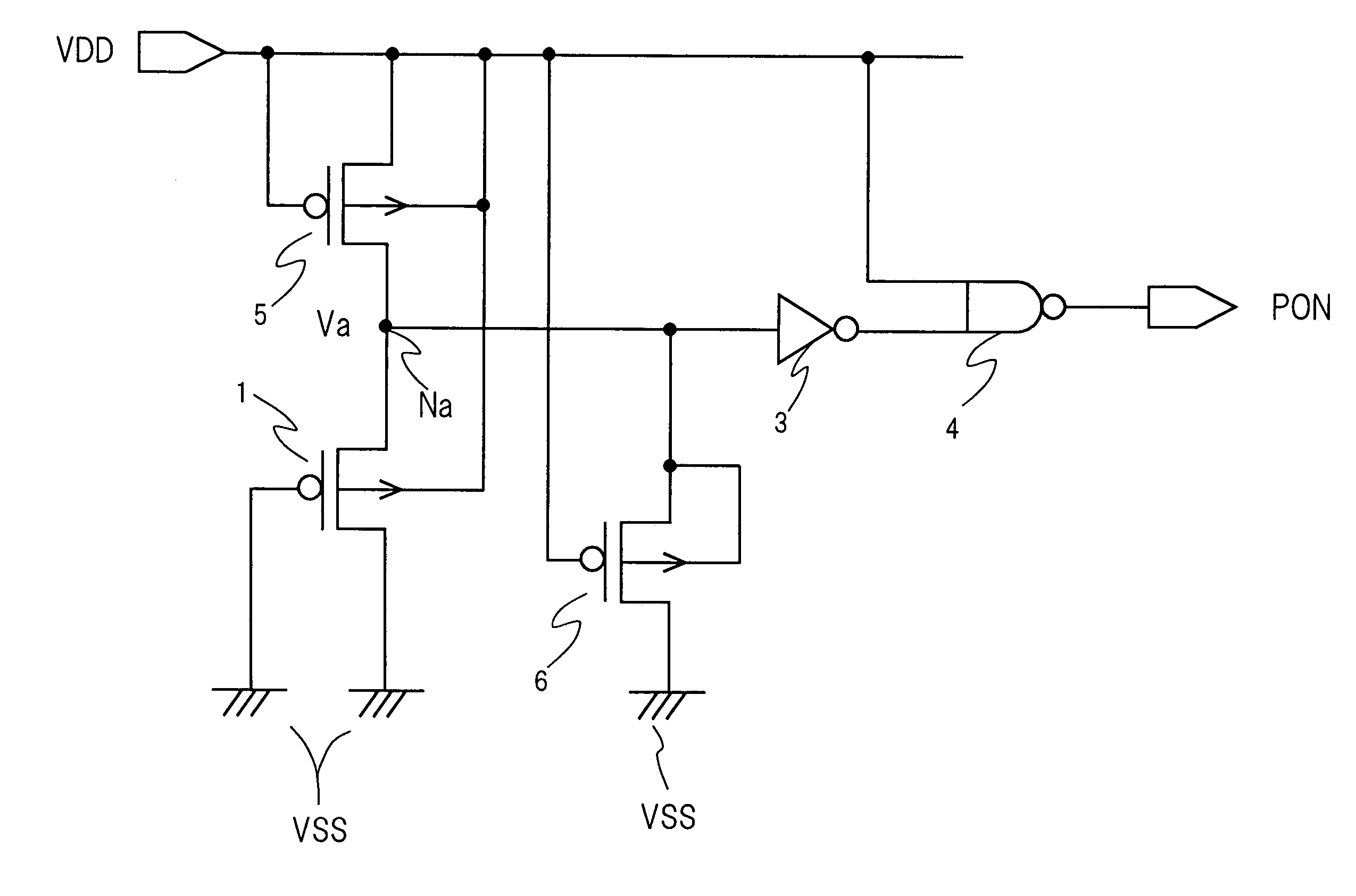 Power-on reset circuit