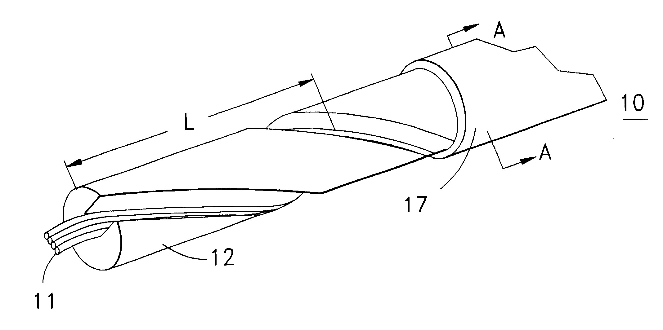 Fiber optic with high strength component