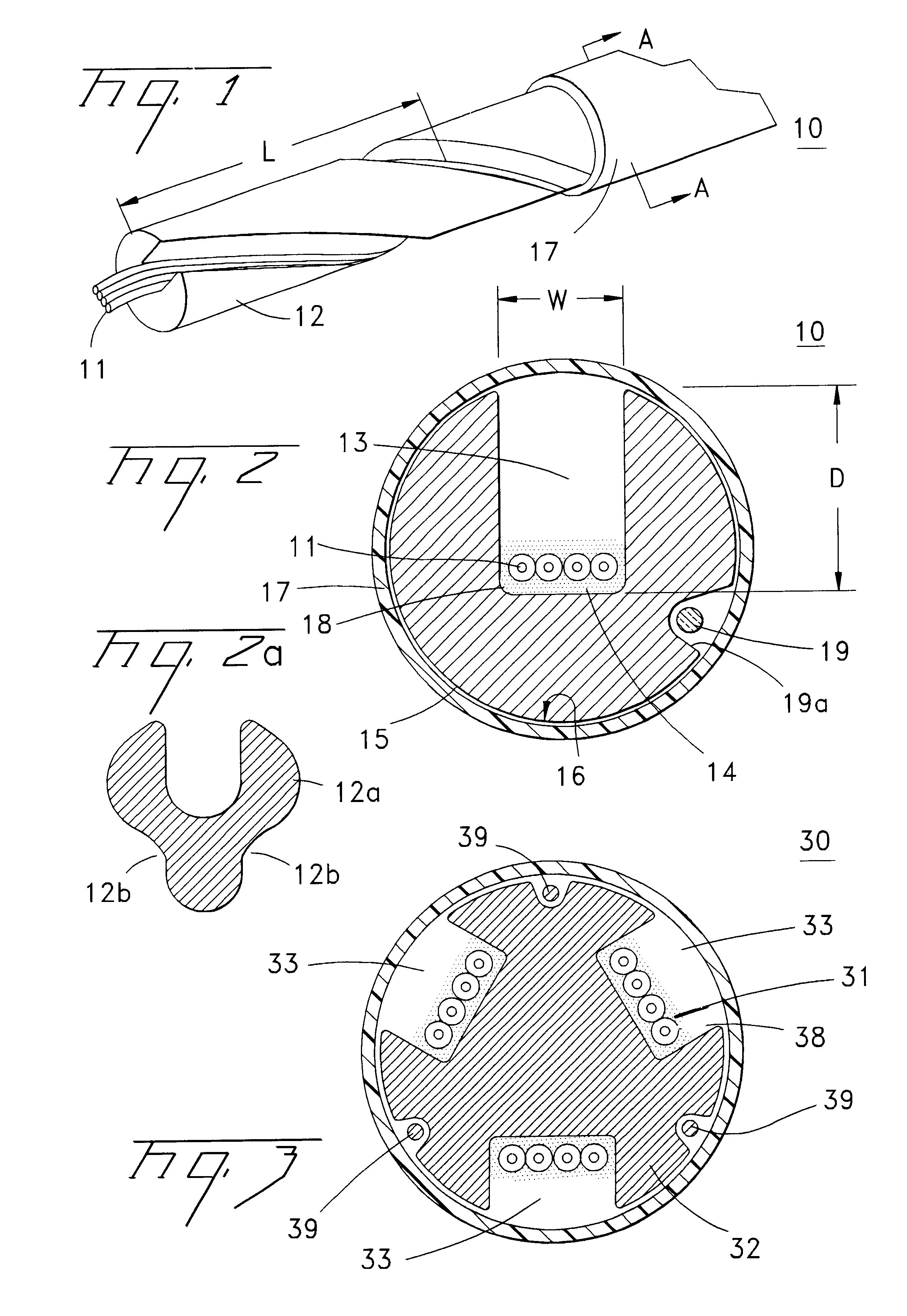 Fiber optic with high strength component