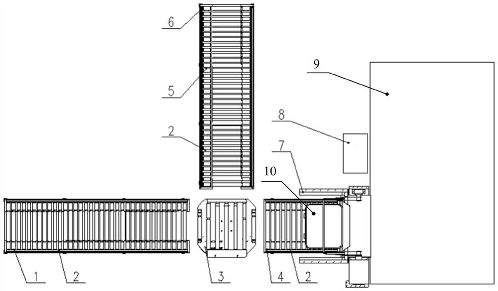 Automatic turning over and dumping system for ton barrels