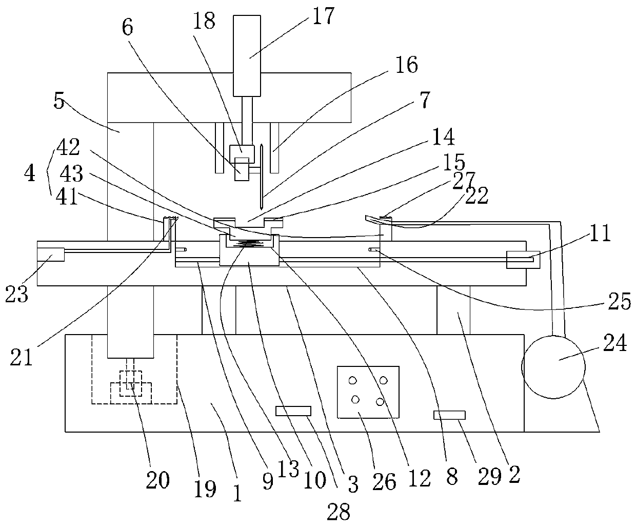 Fixture adjustable steel structure cutting and processing device