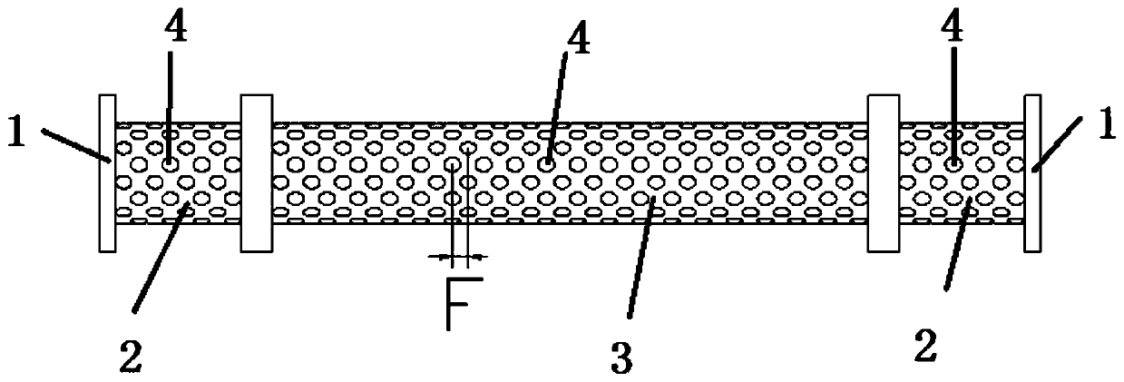 Straight pipe structure for underwater anti-clogging and drag reduction