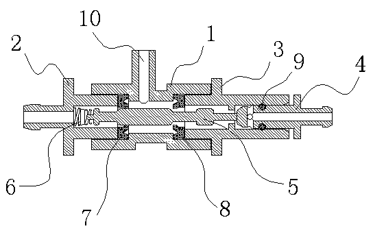 Waterway connecting device for coffee machine