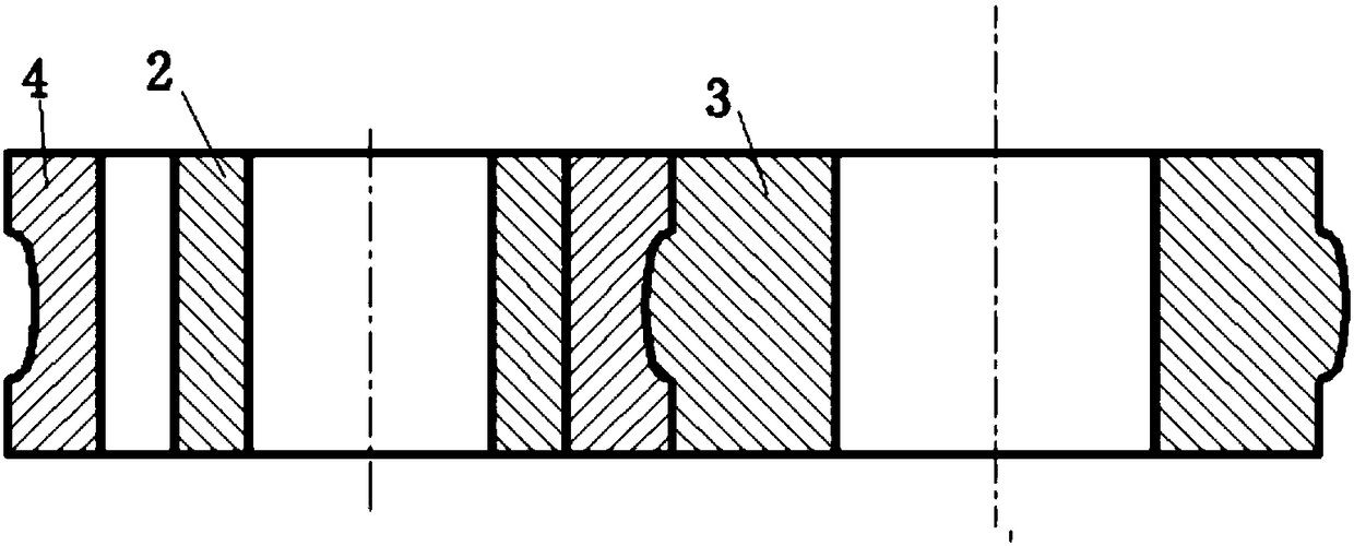 Manufacturing method for C-shaped section ring forging of 2219 aluminum alloy