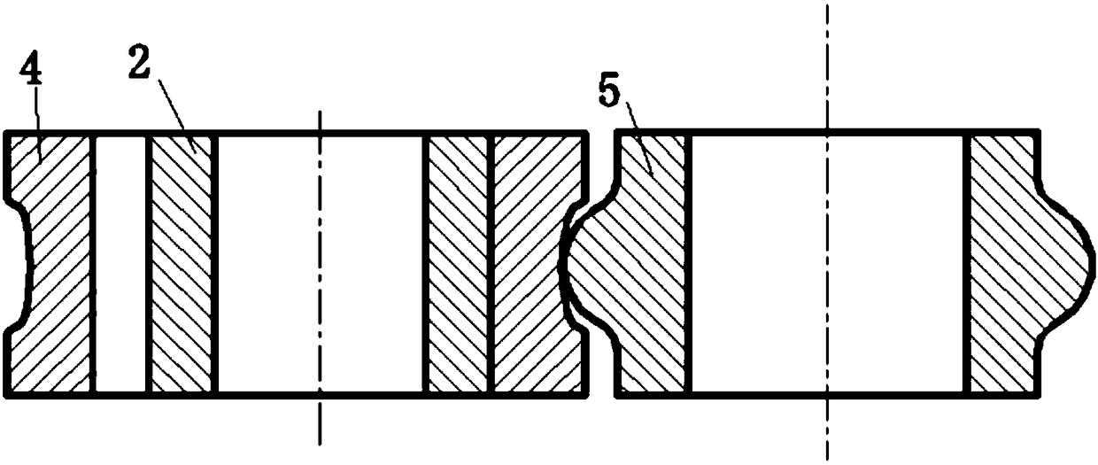 Manufacturing method for C-shaped section ring forging of 2219 aluminum alloy