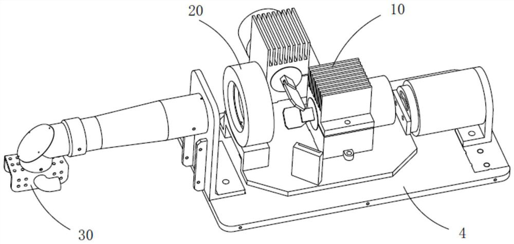 Light spot trajectory control device in laser dental preparation robot