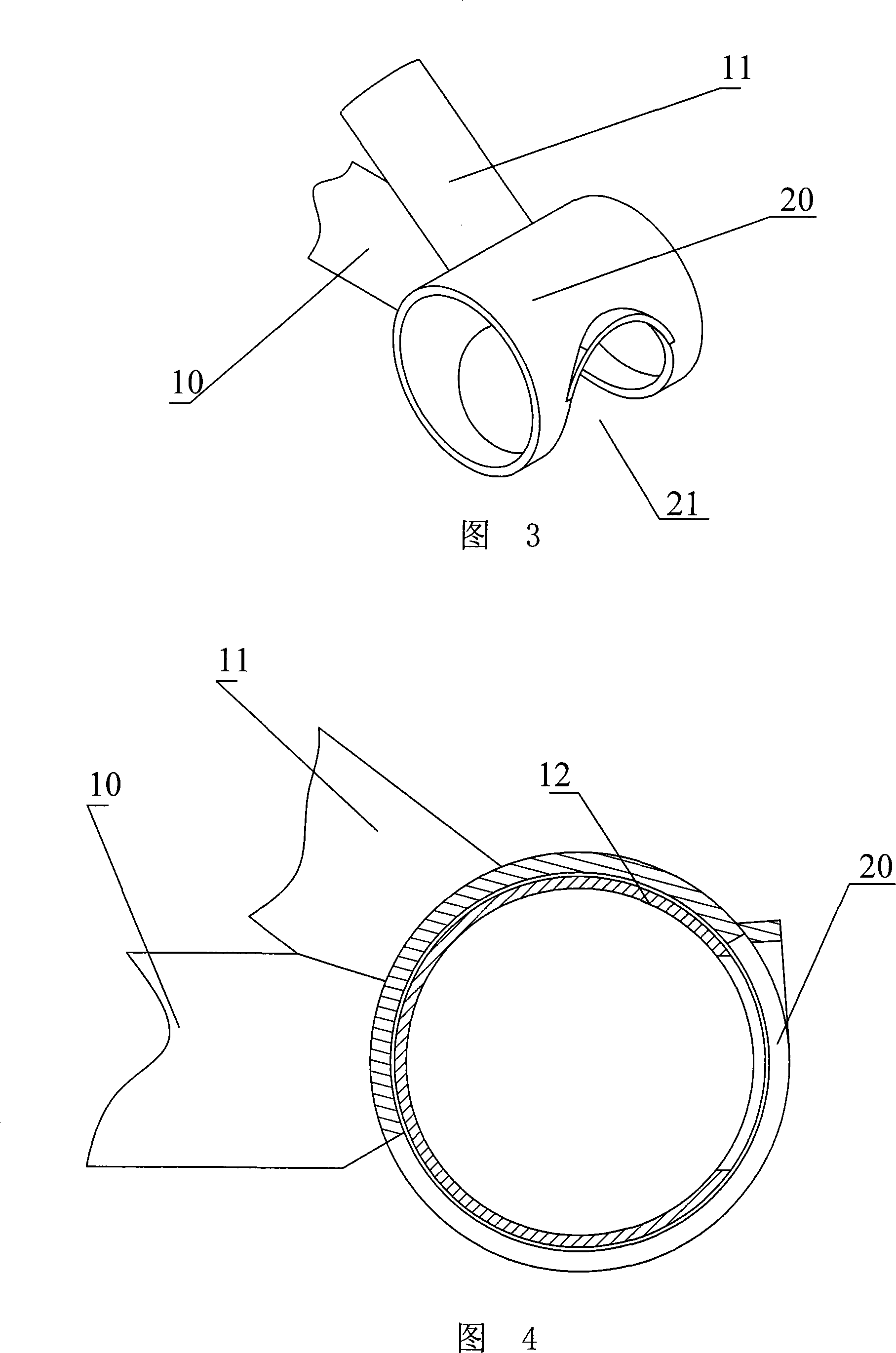 Four-link lever folding bicycle frame