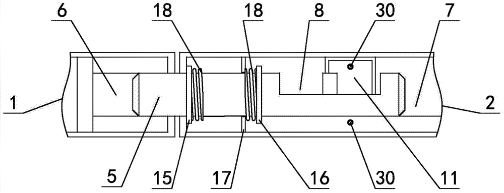 wall-mounted raised deck