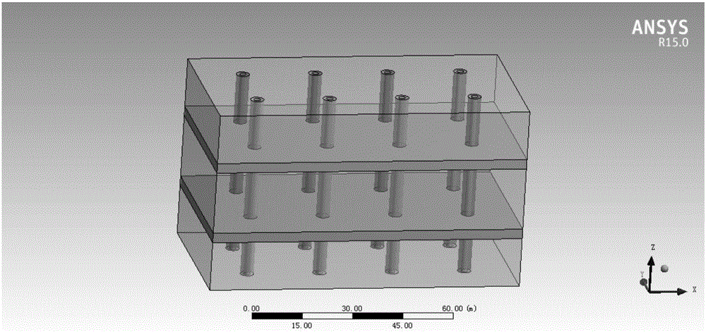 Composite enhanced through coupling of flaky and linear thermal conductive materials and preparation method