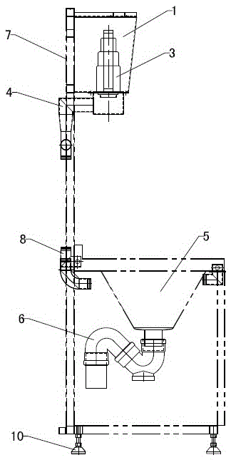 a flushing device