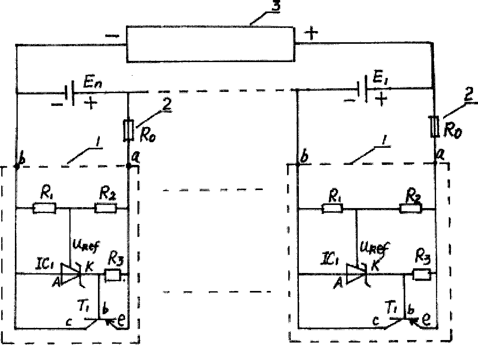 Equalized charging apparatus used for series batteries