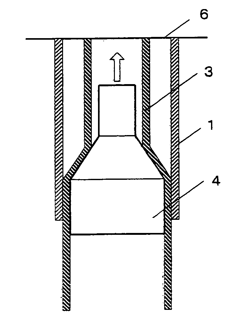 Steel pipe for embedding-expanding, and method of embedding-expanding oil well steel pipe