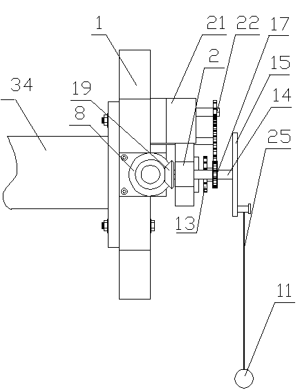 Speed-adjustable turning equipment for flange surfaces with same bore