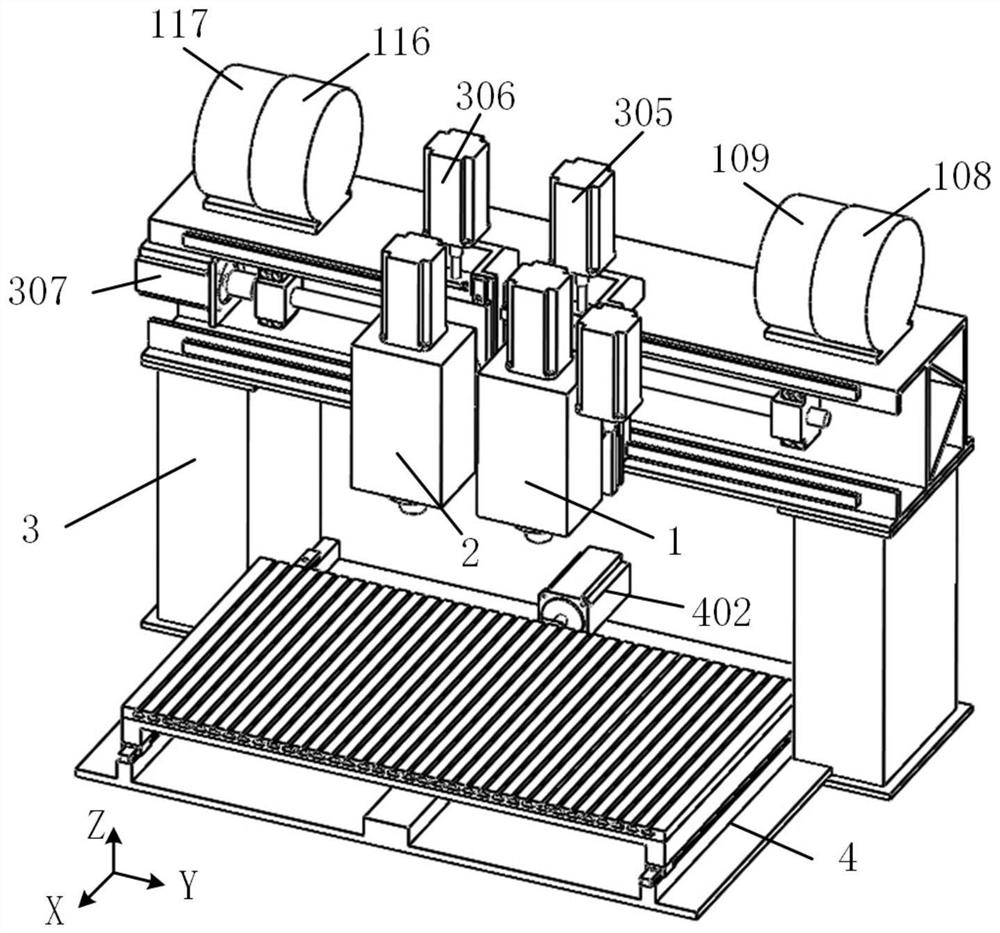 Friction stir forging additive manufacturing method and device for nano-reinforced matrix composites