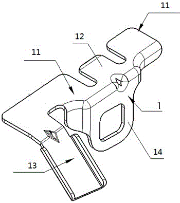 Skylight glass water guide structure and water guide lugs