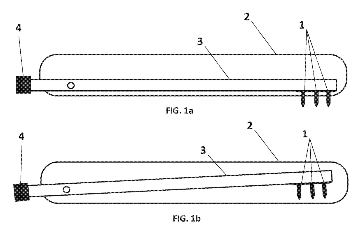 RF fractional device for treatment inside of natural openings