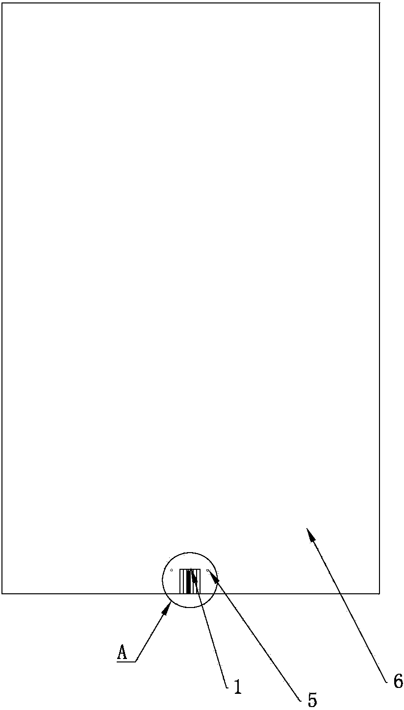 Inner core plate of sandwich plate and lamination error proof method of sandwich plate