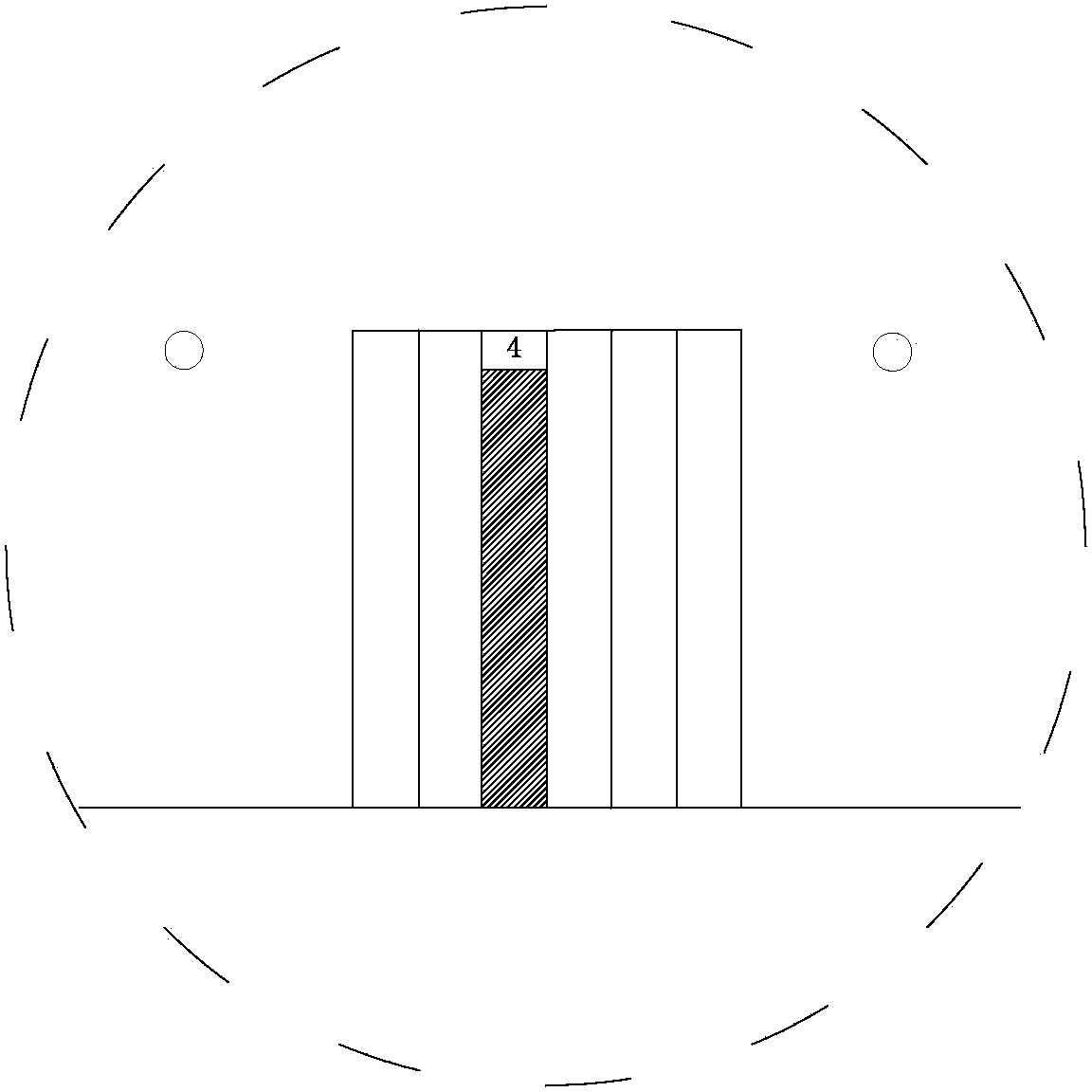 Inner core plate of sandwich plate and lamination error proof method of sandwich plate