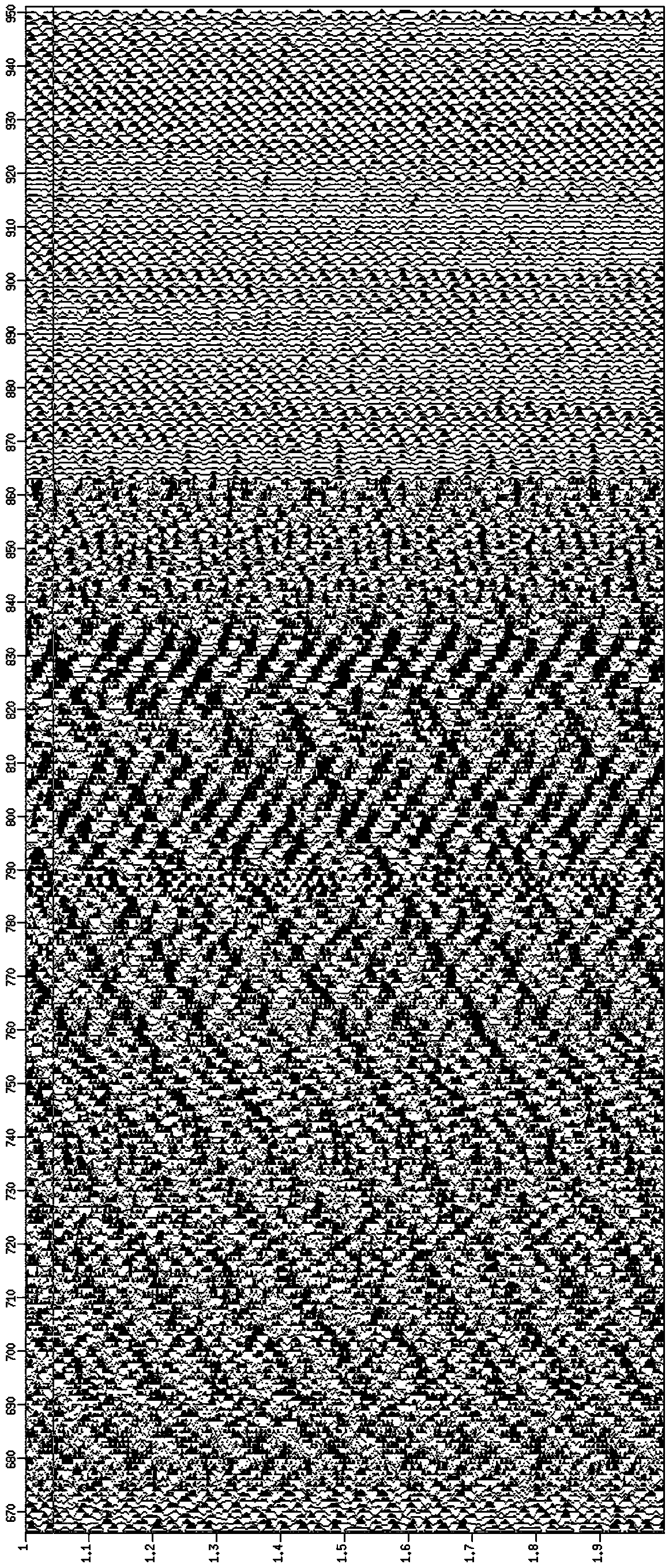 Method and device for suppressing harmonic interference of microseismic monitoring data