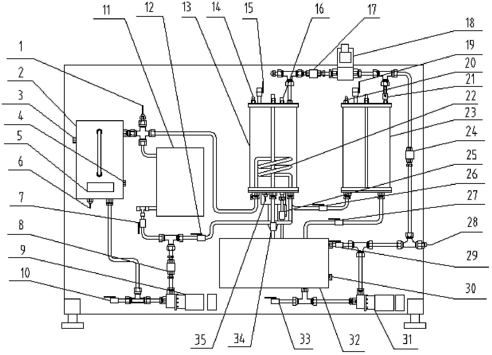 Multifunctional process control experiment platform