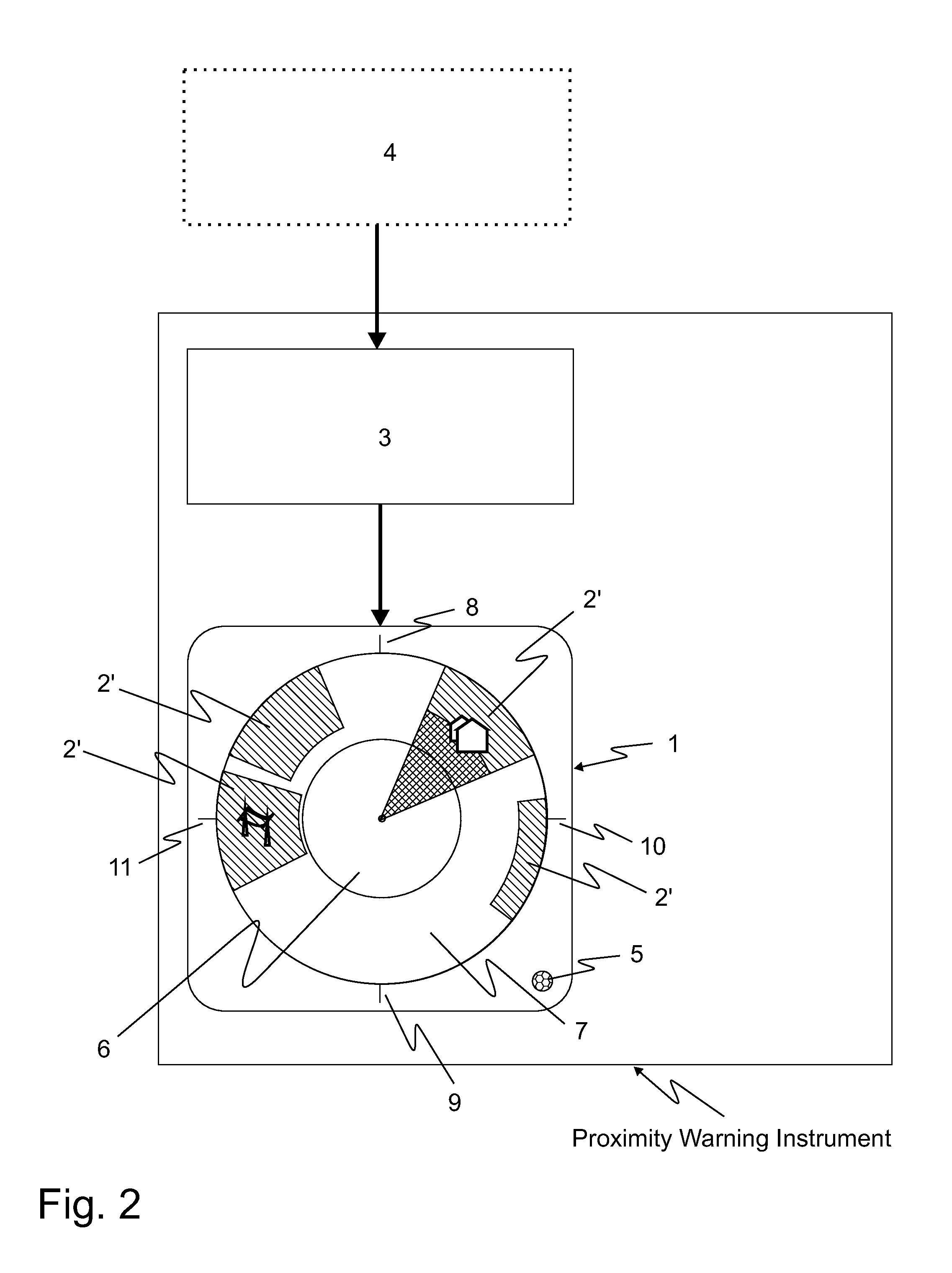 Obstacle information system of a helicopter