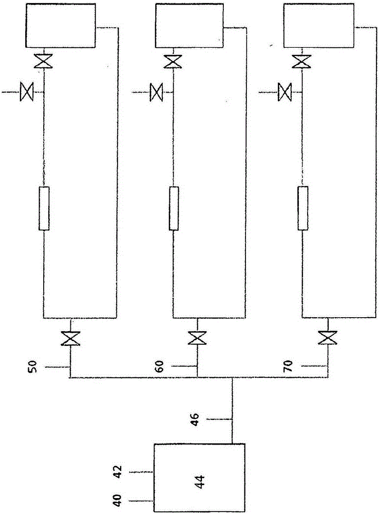 Multiple batch system for the preparation of a solution of calcium hydrogen carbonate suitable for the remineralization of desalinated water and of naturally soft water