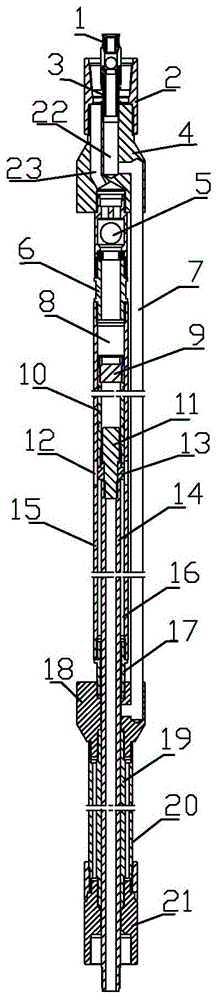 Double-action oil well pump used for rodless oil extraction