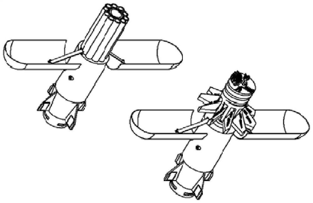 Polar region unmanned underwater icebreaking navigation system