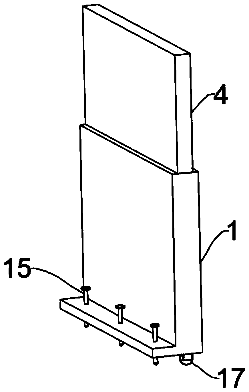 Anti-falling device for urban bridge construction