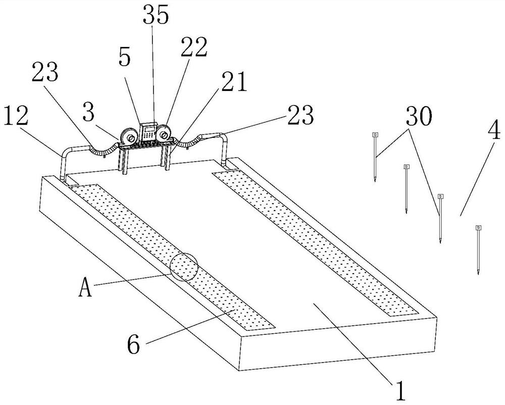 Aeration system for organic fertilizer composting