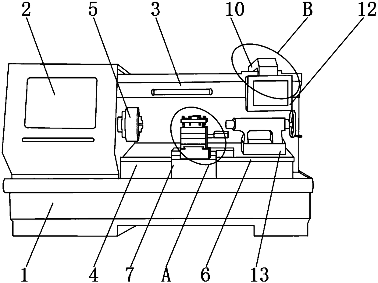 High-precision numerical control machining tool