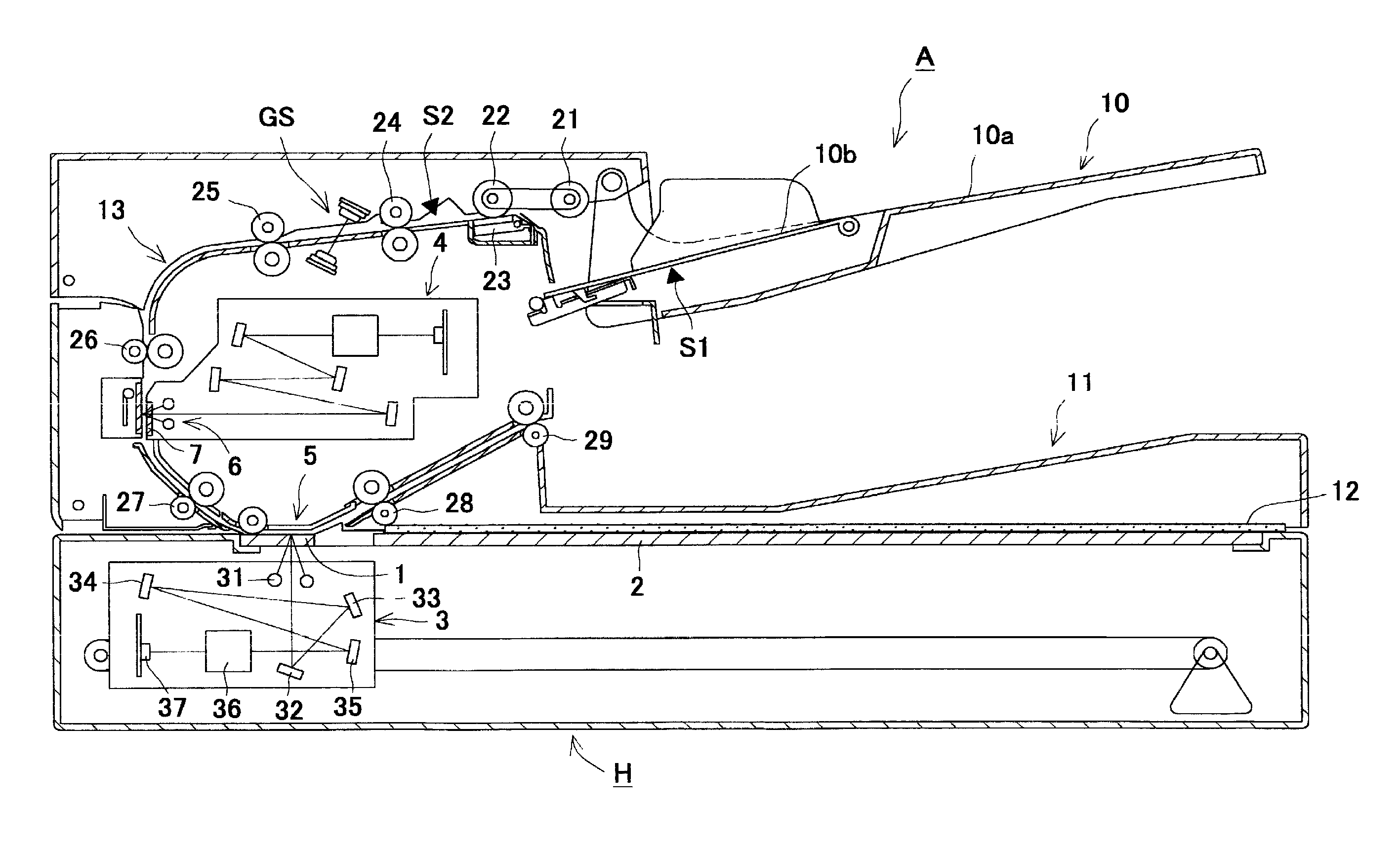 Document data capturing device