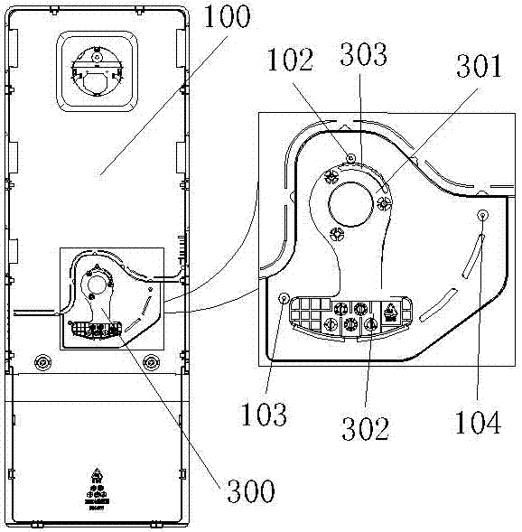 Refrigerator mechanical air door switch and refrigerator