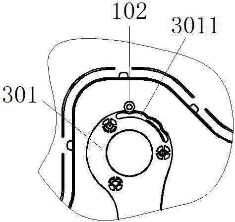 Refrigerator mechanical air door switch and refrigerator