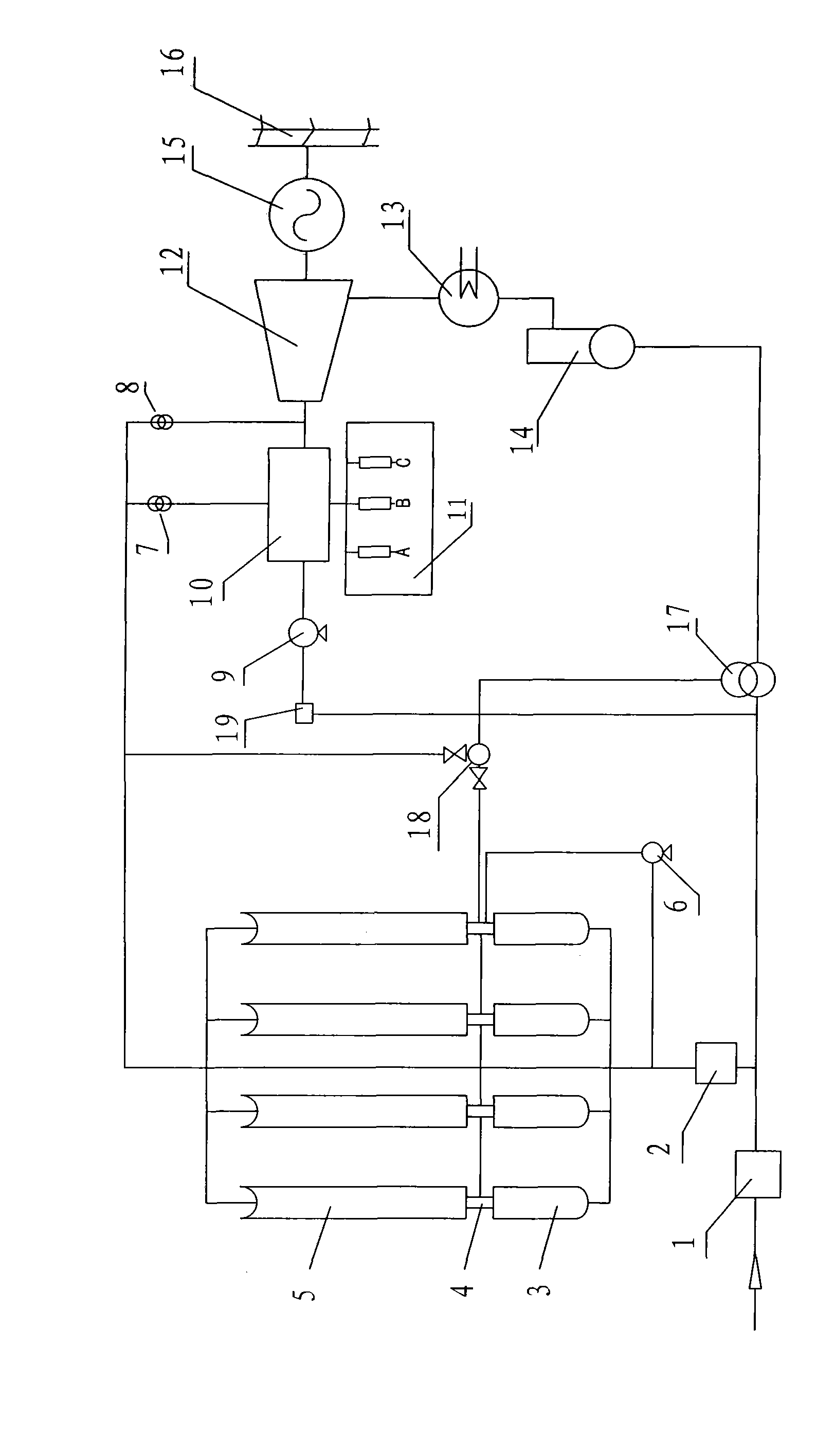 Sunlight thermoelectricity groove type power station system