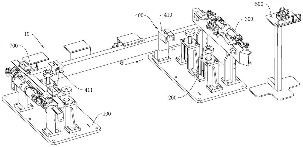 Positioning base and module mounting device