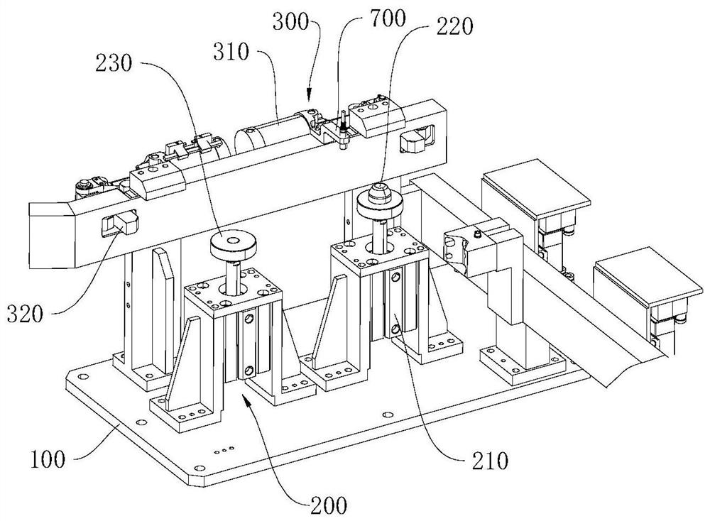 Positioning base and module mounting device