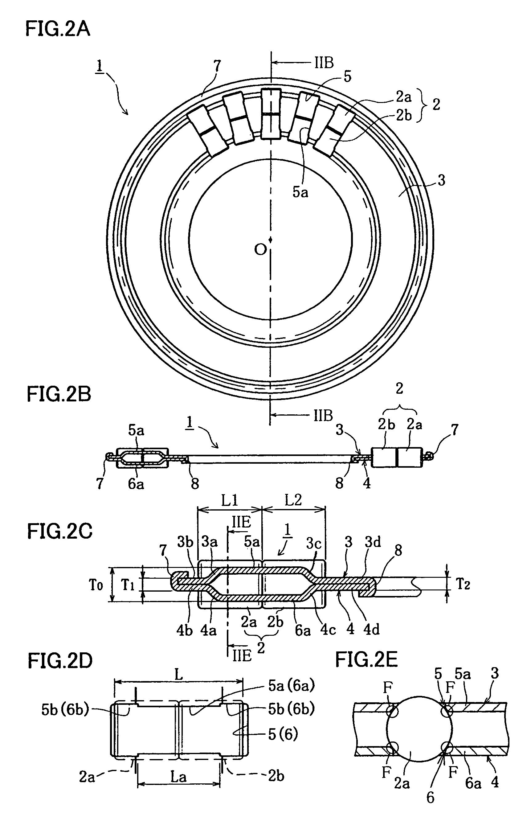 Support structure carrying thrust load of transmission, method of manufacturing thereof and thrust needle roller bearing